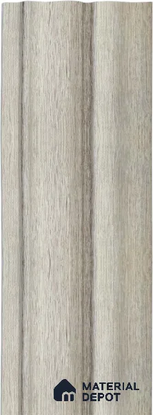 Cream Wooden Louver 1208 244 (Trend 1208) 8 ft x 4.9 inch Charcoal Panel - 12 mm | Suitable for Feature Wall, TV Unit & Living Room | Width is Subjected to 5% Variation