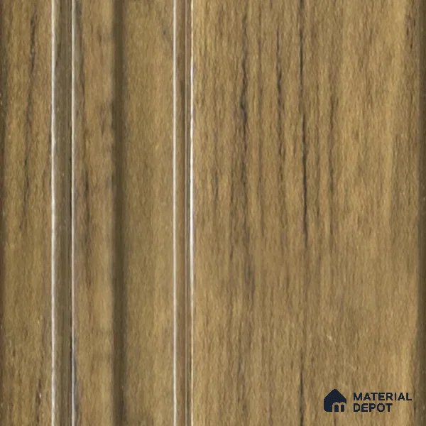 Brown Wooden Louver 1212 244 (Trend 1212) 8 ft x 4.9 inch Charcoal Panel - 12 mm | Suitable for Feature Wall, TV Unit & Living Room | Width is Subjected to 5% Variation