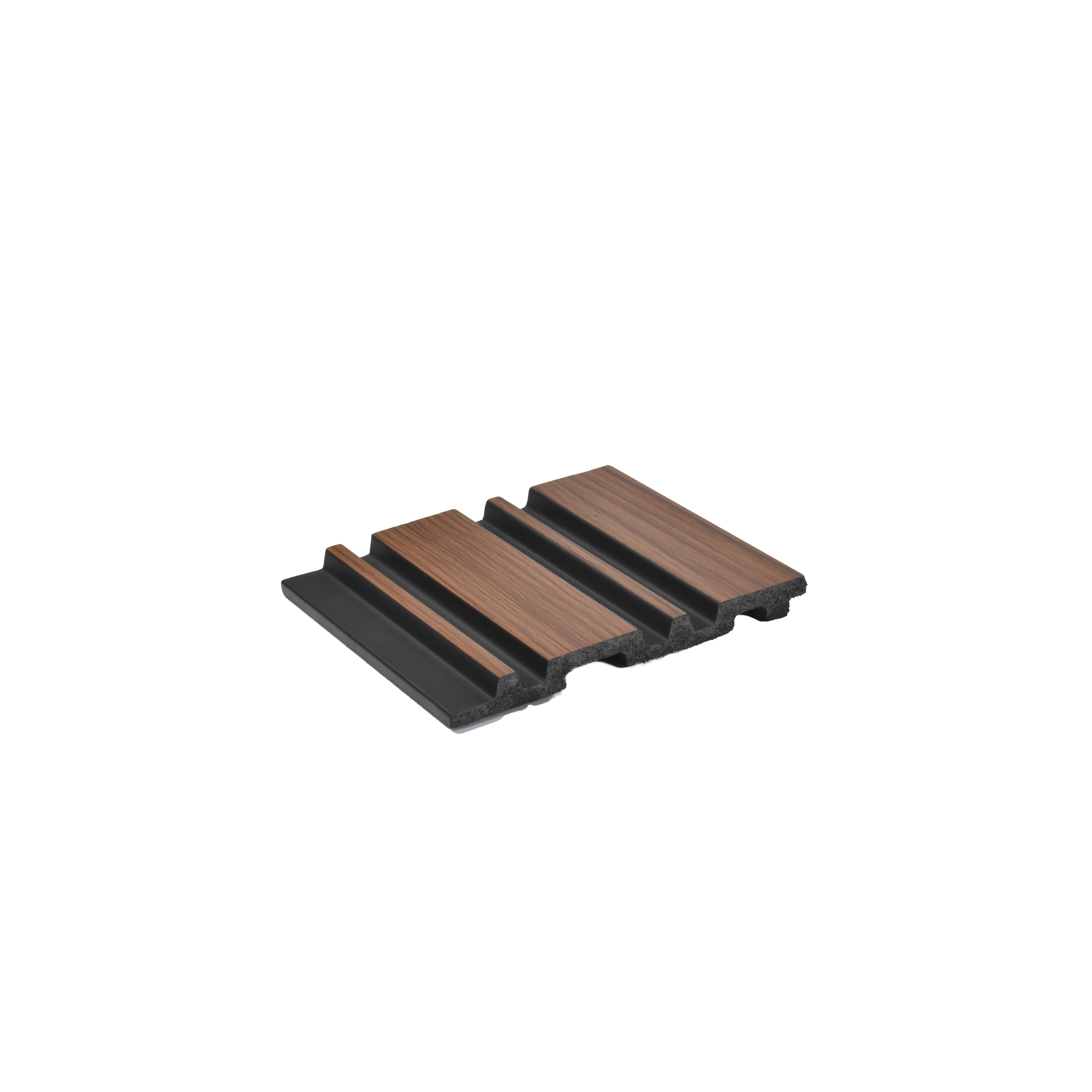 Brown Wooden Louver 1213 244 (Trend 1213) 8 ft x 4.9 inch Charcoal Panel - 12 mm | Suitable for Feature Wall, TV Unit & Living Room | Width is Subjected to 5% Variation