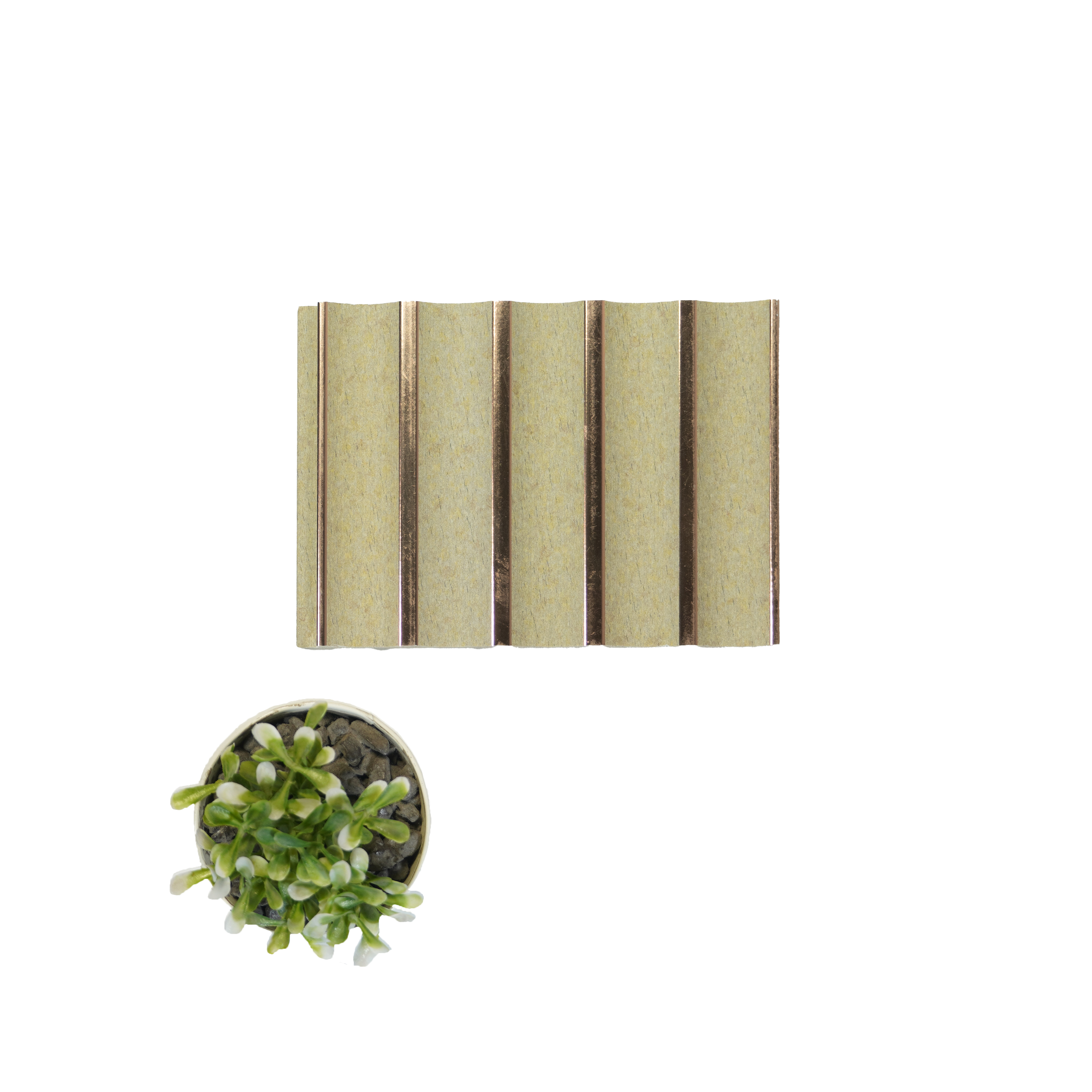 Silver Stone Louver 1215 244 (Trend 1215) 8 ft x 4.9 inch Charcoal Panel - 12 mm | Suitable for Feature Wall, TV Unit & Living Room | Width is Subjected to 5% Variation