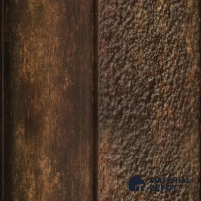 Brown Stone Louver PN 04599 8 ft x 4.9 inch Charcoal Panel - 12 mm | Suitable for Feature Wall, TV Unit & Living Room | Width is Subjected to 5% Variation