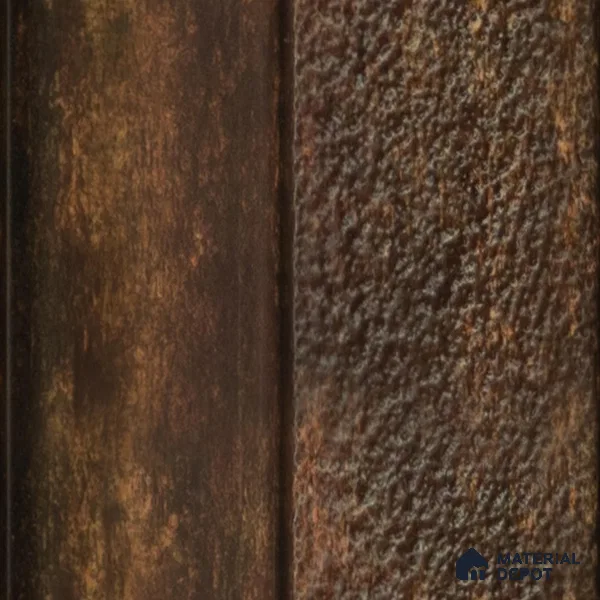 Brown Stone Louver PN 04599 8 ft x 4.9 inch Charcoal Panel - 12 mm | Suitable for Feature Wall, TV Unit & Living Room | Width is Subjected to 5% Variation