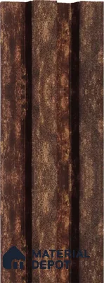 Brown Wooden Louver 1220 244 (Trend 1220) 8 ft x 4.9 inch Charcoal Panel - 12 mm | Suitable for Feature Wall, TV Unit & Living Room | Width is Subjected to 5% Variation
