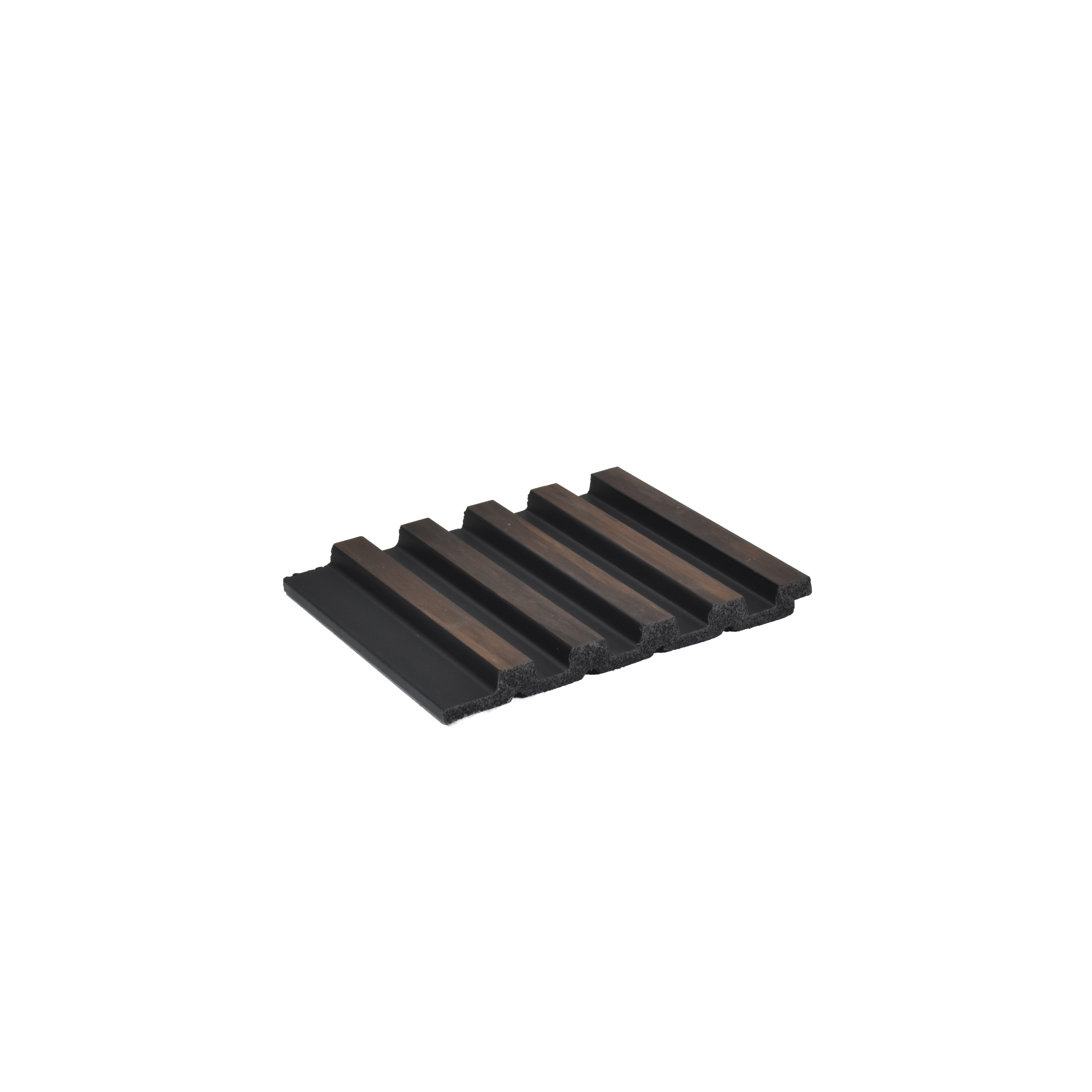 Brown Wooden Louver 1221 244 (Trend 1221) 8 ft x 4.9 inch Charcoal Panel - 12 mm | Suitable for Feature Wall, TV Unit & Living Room | Width is Subjected to 5% Variation