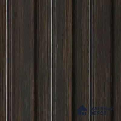 Brown Wooden Louver 1223 244 (Trend 1223) 8 ft x 4.9 inch Charcoal Panel - 12 mm | Suitable for Feature Wall, TV Unit & Living Room | Width is Subjected to 5% Variation