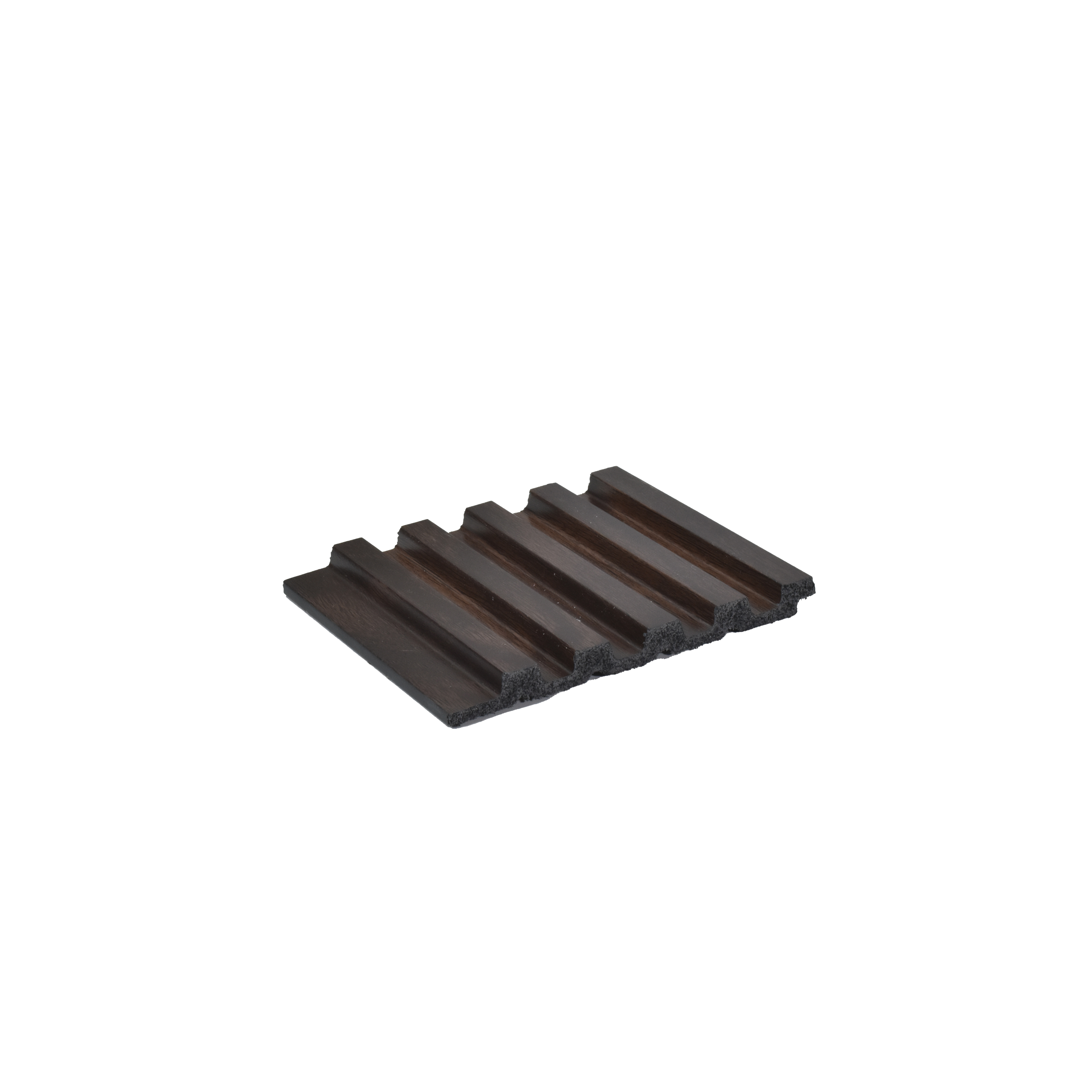 Brown Wooden Louver 1223 244 (Trend 1223) 8 ft x 4.9 inch Charcoal Panel - 12 mm | Suitable for Feature Wall, TV Unit & Living Room | Width is Subjected to 5% Variation