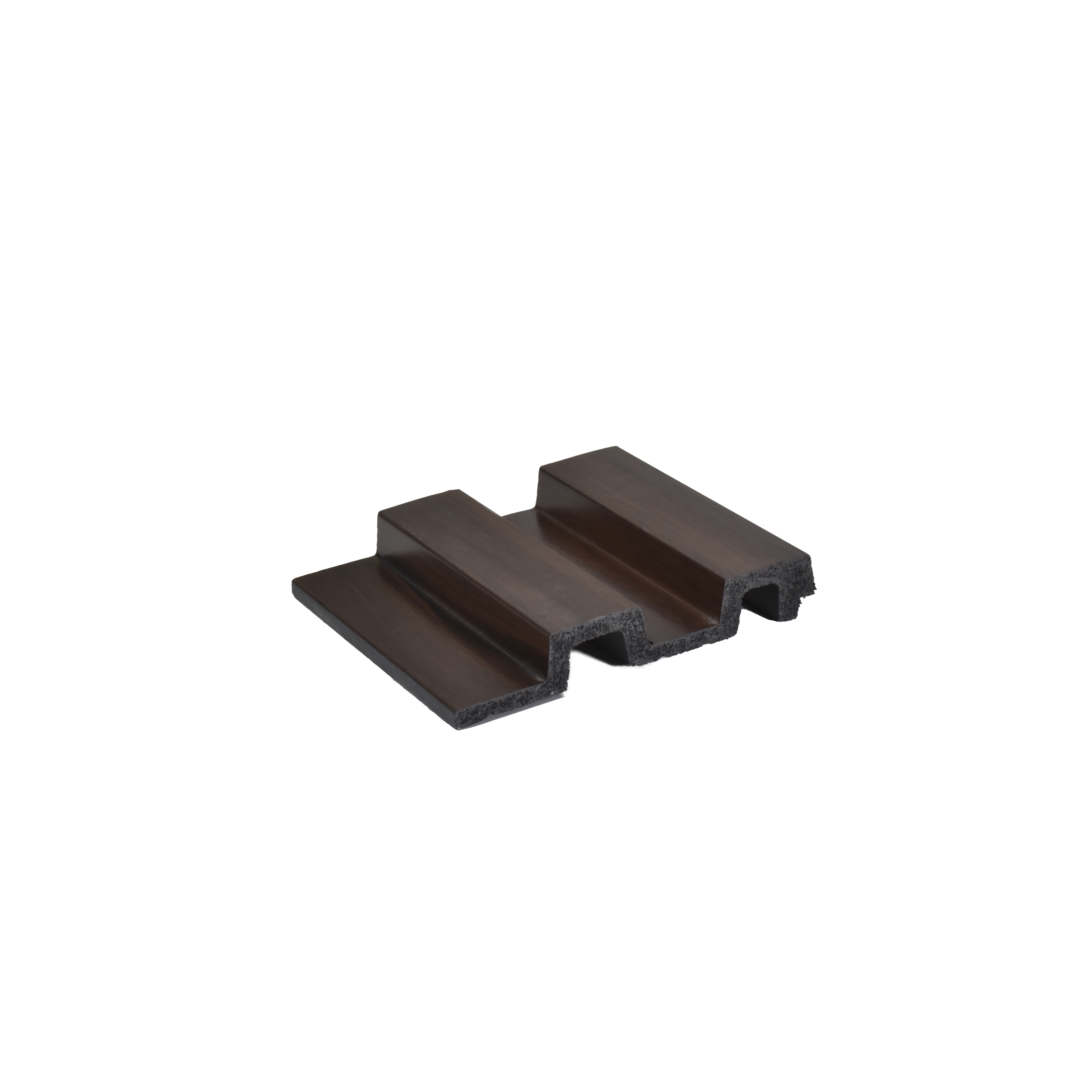 Brown Wooden Louver 1224 244 (Trend 1224) 8 ft x 4.9 inch Charcoal Panel - 12 mm | Suitable for Feature Wall, TV Unit & Living Room | Width is Subjected to 5% Variation