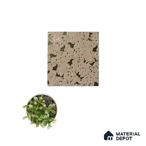 Cream Stone Look Charcoal Decorative Wall Panel PN 04499 8 ft x 2 ft - 4 mm | Suitable for Feature Wall, TV Unit & Living Room | Width is Subjected to 5% Variation