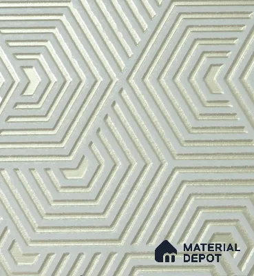 Silver Geometric Look Charcoal Decorative Wall Panel PN 04506 8 ft x 2 ft - 4 mm | Suitable for Feature Wall, TV Unit & Living Room | Width is Subjected to 5% Variation