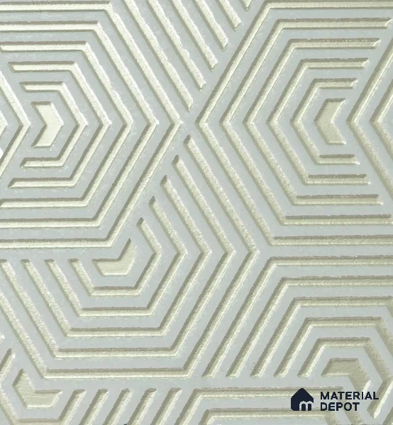 Silver Geometric Look Charcoal Decorative Wall Panel PN 04506 8 ft x 2 ft - 4 mm | Suitable for Feature Wall, TV Unit & Living Room | Width is Subjected to 5% Variation