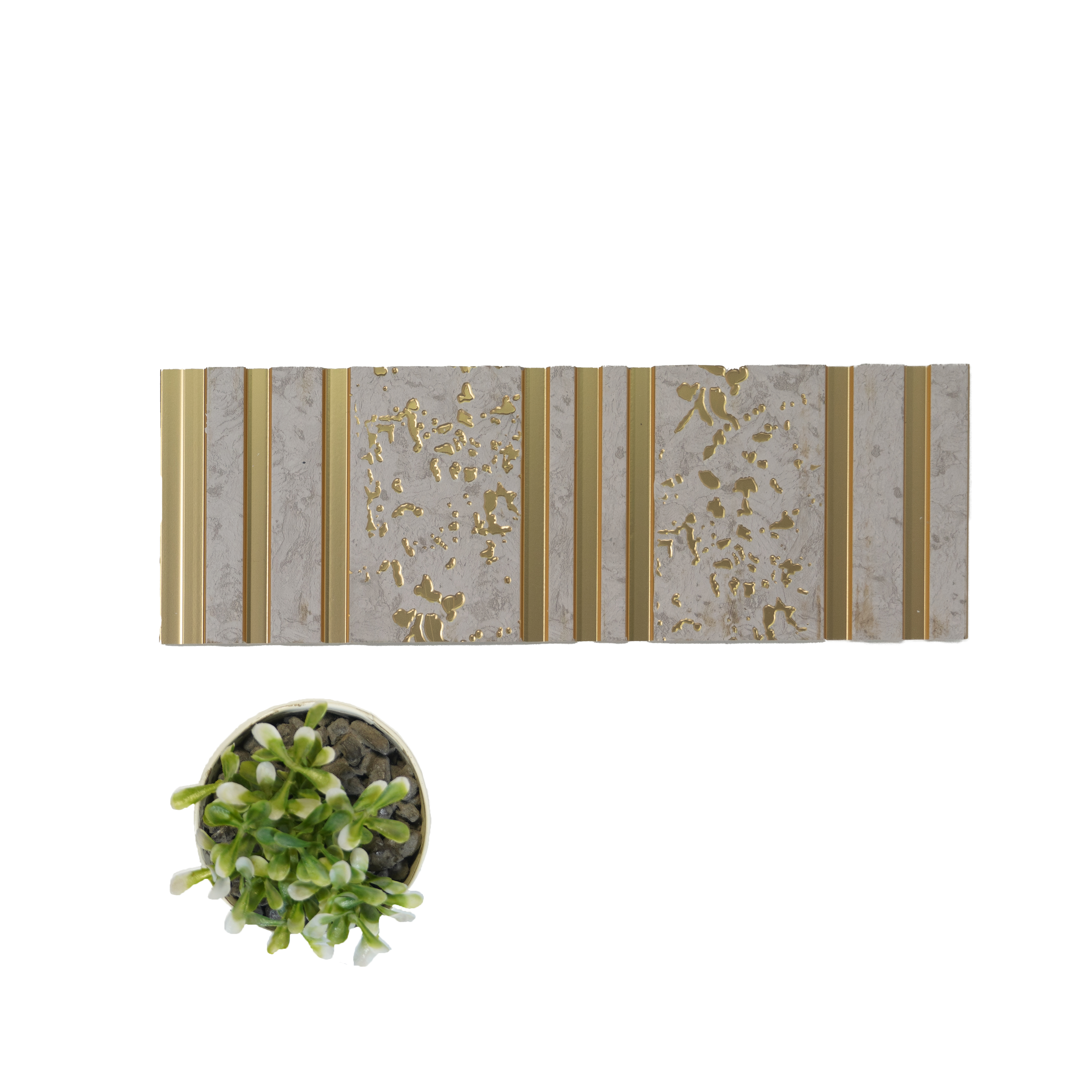 Trend 1251 Charcoal Decorative Wall Panel | 8 ft x 1 ft - 4 mm | Width is Subjected to 5% Variation