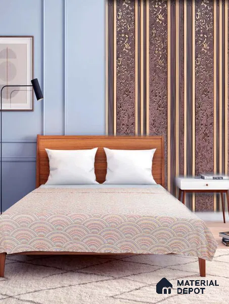 Trend 1252 Charcoal Decorative Wall Panel | 8 ft x 1 ft - 4 mm | Width is Subjected to 5% Variation