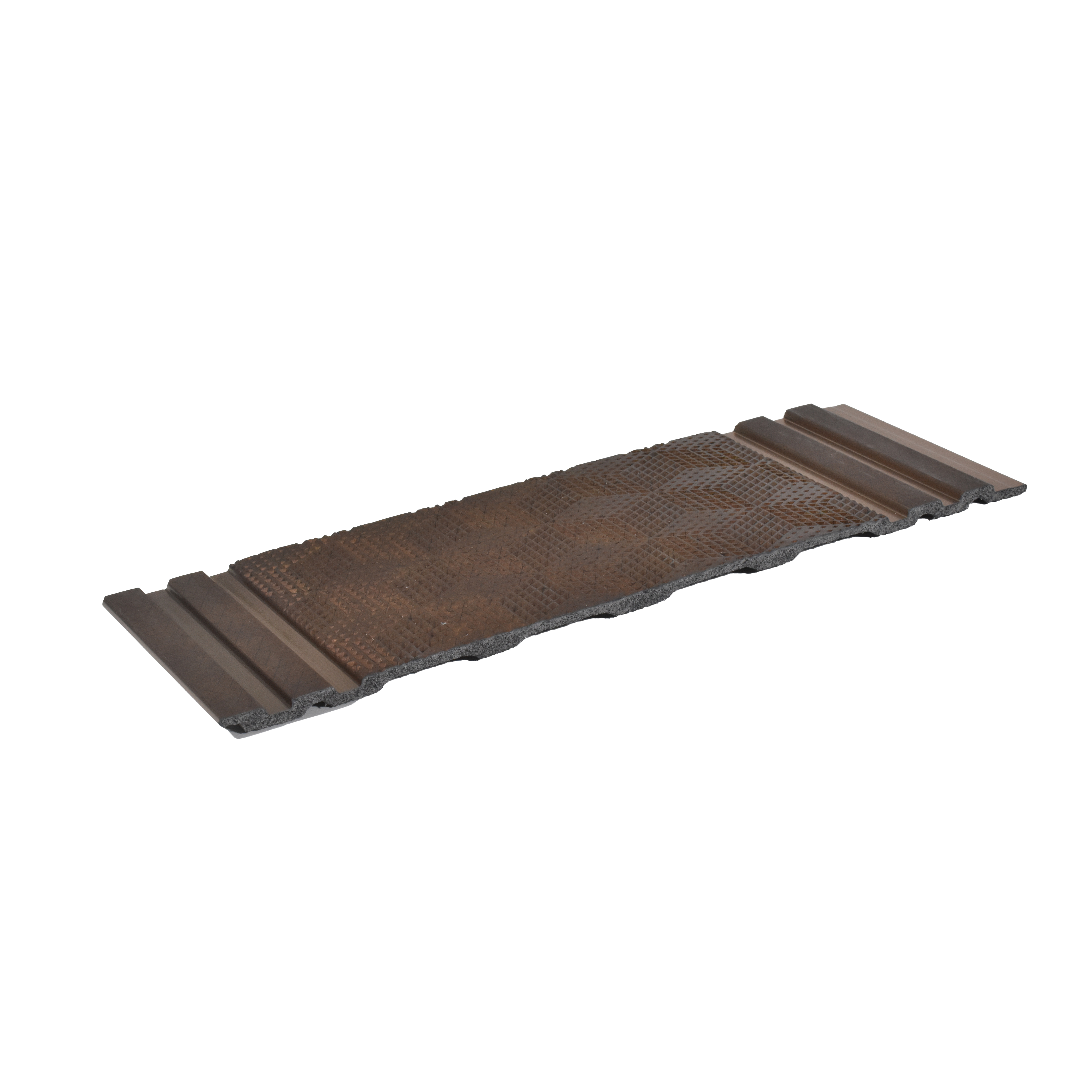 Brown Patterned Look Charcoal Decorative Wall Panel PN 04481 8 ft x 1 ft - 4 mm | Suitable for Feature Wall, TV Unit & Living Room | Width is Subjected to 5% Variation