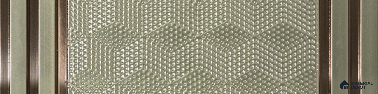 Grey Patterned Look Charcoal Decorative Wall Panel PN 04482 8 ft x 1 ft - 4 mm | Suitable for Feature Wall, TV Unit & Living Room | Width is Subjected to 5% Variation
