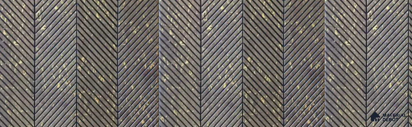 Brown Patterned Look Decorative Wall Panel PN 01997 8 ft x 1 ft - 1 mm | Suitable for Feature Wall, TV Unit & Living Room | Width is Subjected to 5% Variation