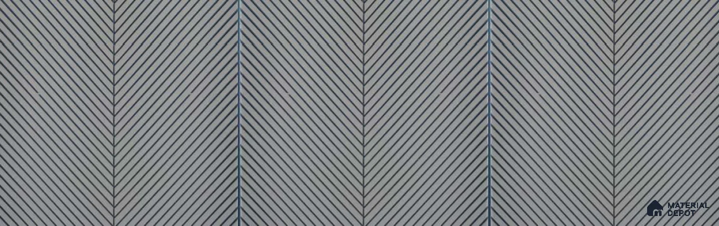 Grey Patterned Look Decorative Wall Panel PN 02003 8 ft x 1 ft - 1 mm | Suitable for Feature Wall, TV Unit & Living Room | Width is Subjected to 5% Variation