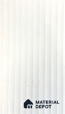Off White Fluted Solid Color 1301 FT 8 ft x 4 ft Texture Finish Decorative Laminate - 1 mm | Suitable for TV Unit,Wardrobe, Kitchen Cabinets