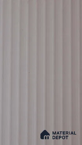 Light Grey Fluted Solid Color 1302 FT 8 ft x 4 ft Texture Finish Decorative Laminate - 1 mm | Suitable for TV Unit,Wardrobe, Kitchen Cabinets