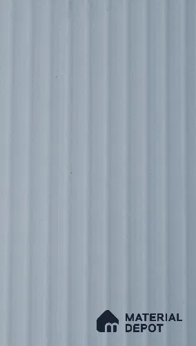 Powder Blue Fluted Solid Color 1303 FT 8 ft x 4 ft Texture Finish Decorative Laminate - 1 mm | Suitable for TV Unit,Wardrobe, Kitchen Cabinets