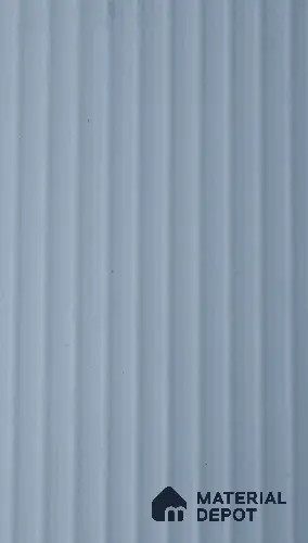 Powder Blue Fluted Solid Color 1304 FT 8 ft x 4 ft Texture Finish Decorative Laminate - 1 mm | Suitable for TV Unit,Wardrobe, Kitchen Cabinets