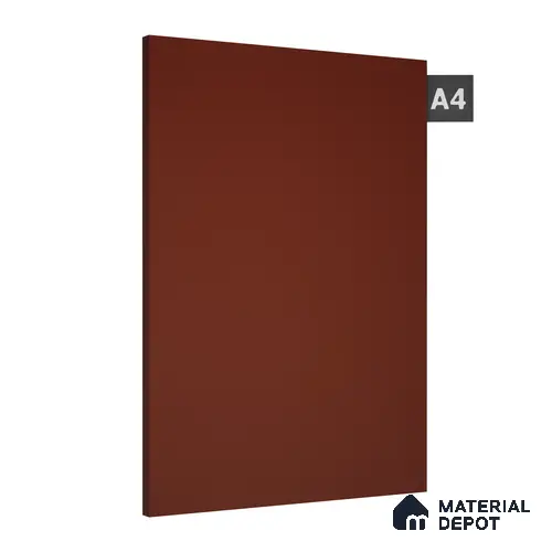 Maroon Solid Colors Look 1321 PHG 8 ft x 4 ft High Gloss Finish Decorative Laminate - 1 mm | Suitable for Living Room, Kitchen, Office
