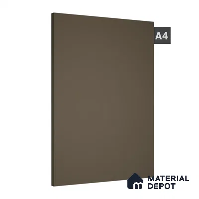 Brown Solid Colors Look 1328 PHG 8 ft x 4 ft High Gloss Finish Decorative Laminate - 1 mm | Suitable for Living Room, Kitchen, Office