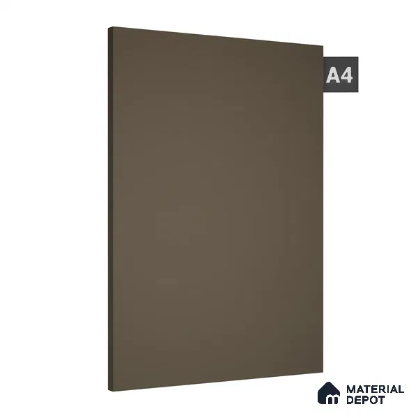 Brown Solid Colors Look 1328 PHG 8 ft x 4 ft High Gloss Finish Decorative Laminate - 1 mm | Suitable for Living Room, Kitchen, Office