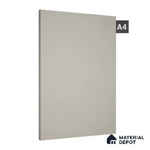 Grey Solid Colors Look 1329 PHG 8 ft x 4 ft High Gloss Finish Decorative Laminate - 1 mm | Suitable for Living Room, Kitchen, Office
