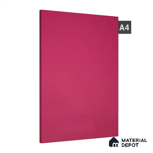 Pink Solid Colors Look 1504 UC 8 ft x 4 ft High Gloss Finish Decorative Laminate - 1 mm | Suitable for Living Room, Kitchen, Office