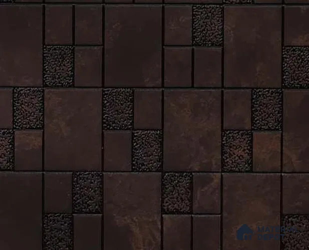 Brown Patterned Look Charcoal Decorative Wall Panel PN 05437 8 ft x 2 ft - 4 mm | Suitable for Feature Wall, TV Unit & Living Room | Width is Subjected to 5% Variation