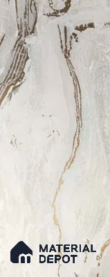 White Marble Look LM 20792 8 ft x 4 ft Texture Finish PVC Laminate - 1.2 mm | Suitable for TV Unit, Wardrobe, Kitchen Cabinets