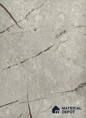 Grey Marble Look 5088 AHG 8 ft x 4 ft High Gloss Finish Decorative Laminate - 0.8 mm | Suitable for TV Unit, Wardrobe, Kitchen Cabinets