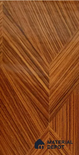 Wooden Look LM 08059 8 ft x 4 ft High Gloss Finish Decorative Laminate - 0.8 mm | Suitable for TV Unit, Wardrobe, Kitchen Cabinets