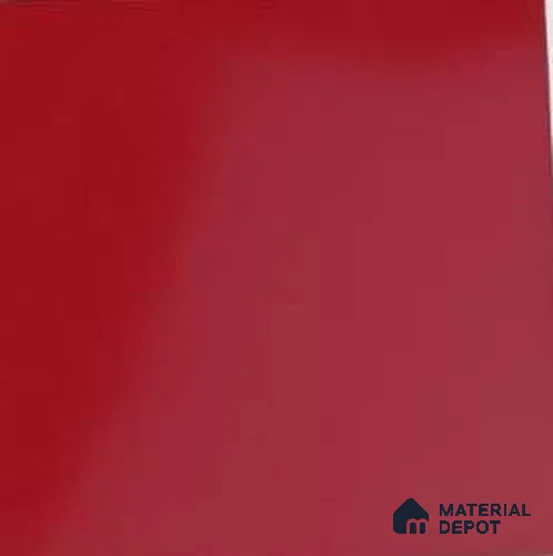 Red Solid Colors Look 8005 AHG 8 ft x 4 ft High Gloss Finish Decorative Laminate - 0.8 mm | Suitable for Living Room, Kitchen, Office