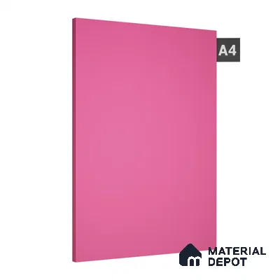 Bubblegum Pink Solid Colors Look LM 08048 8 ft x 4 ft High Gloss Finish Decorative Laminate - 0.8 mm | Suitable for Living Room, Kitchen, Office