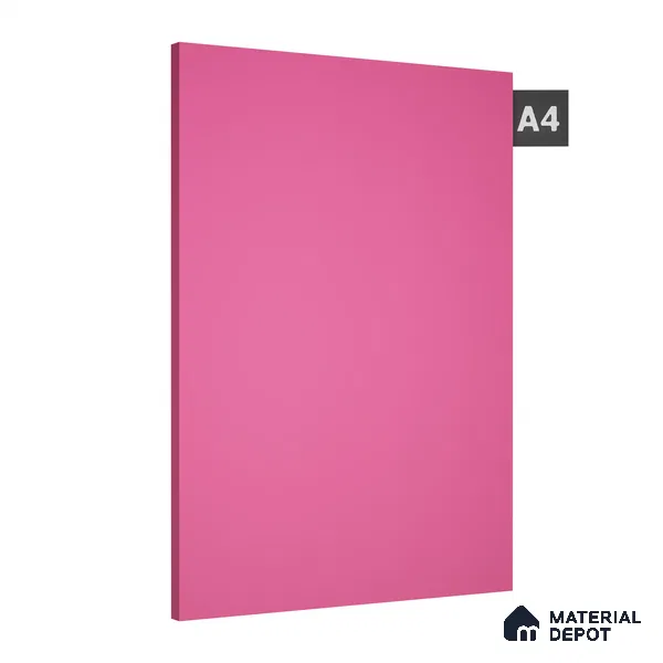 Bubblegum Pink Solid Colors Look LM 08048 8 ft x 4 ft High Gloss Finish Decorative Laminate - 0.8 mm | Suitable for Living Room, Kitchen, Office