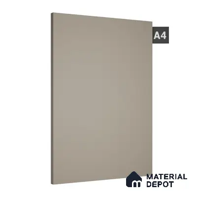 Warm Grey Solid Colors Look LM 08053 8 ft x 4 ft High Gloss Finish Decorative Laminate - 0.8 mm | Suitable for Living Room, Kitchen, Office