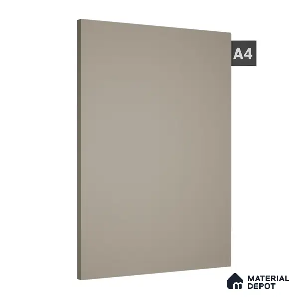 Warm Grey Solid Colors Look LM 08053 8 ft x 4 ft High Gloss Finish Decorative Laminate - 0.8 mm | Suitable for Living Room, Kitchen, Office