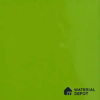 Green Solid Colors Look 8037 AHG 8 ft x 4 ft High Gloss Finish Decorative Laminate - 0.8 mm | Suitable for Living Room, Kitchen, Office