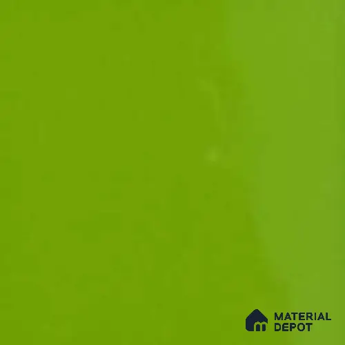 Green Solid Colors Look 8037 AHG 8 ft x 4 ft High Gloss Finish Decorative Laminate - 0.8 mm | Suitable for Living Room, Kitchen, Office