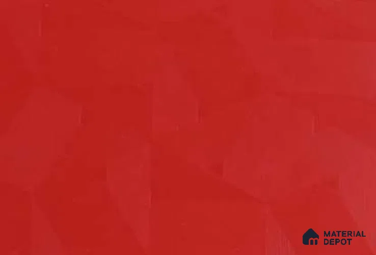 Red Textured Solid Look 8045 KK 8 ft x 4 ft Texture Finish Decorative Laminate - 0.8 mm | Suitable for TV Unit, Wardrobe, Kitchen Cabinets