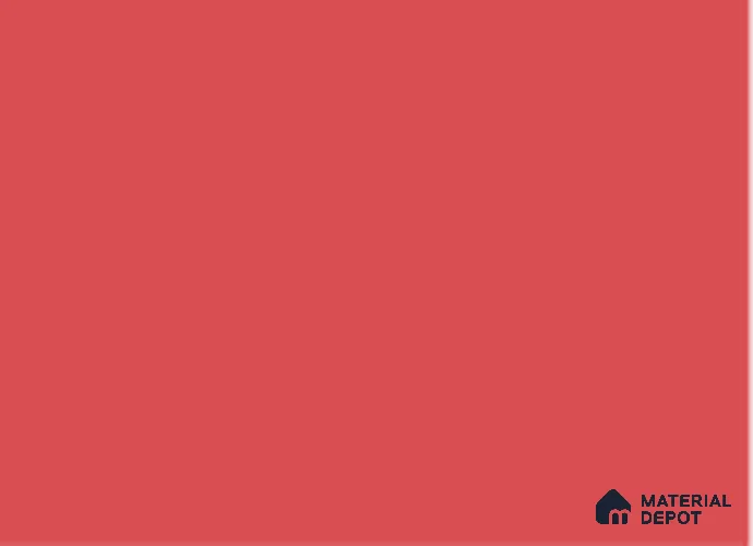 Red Solid Colors Look 8045 SF 8 ft x 4 ft Suede Finish Decorative Laminate - 0.8 mm | Suitable for Living Room, Kitchen, Office