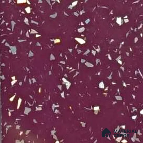 Purple Terrazzo Look 8075 GLS 8 ft x 4 ft Texture Finish Decorative Laminate - 0.8 mm | Suitable for TV Unit, Wardrobe, Kitchen Cabinets