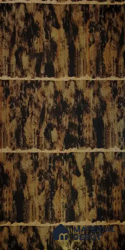 8105 RS 8 ft x 4 ft Rust Finish PVC Laminate - 1 mm