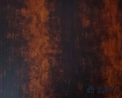 8108 RS 8 ft x 4 ft Rust Finish PVC Laminate - 1 mm