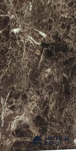 Wenge Marble Look 8948 AHG 8 ft x 4 ft High Gloss Finish Decorative Laminate - 0.8 mm | Suitable for TV Unit, Wardrobe, Kitchen Cabinets