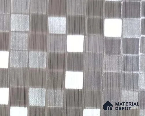 Patterned Look 9007 FL 8 ft x 4 ft Fabric Finish PVC Laminate - 1 mm | Suitable for Bedroom, TV Unit, Wardrobe