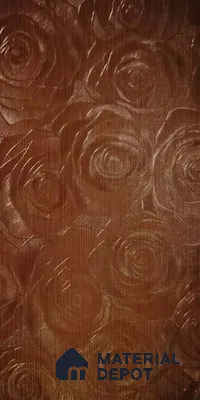 Patterned Look 9012 FL 8 ft x 4 ft Fabric Finish PVC Laminate - 1 mm | Suitable for Bedroom, TV Unit, Wardrobe