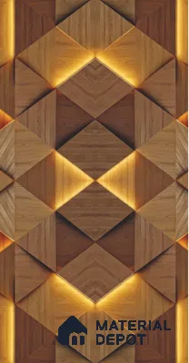 Patterned Look LM 08017 8 ft x 4 ft Texture Finish Decorative Laminate - 0.8 mm | Suitable for Bedroom, TV Unit, Wardrobe
