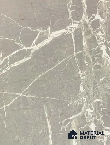 Grey Marble Look IM 1115 8 ft x 4 ft Texture Finish Decorative Laminate - 1 mm | Suitable for TV Unit, Wardrobe, Kitchen Cabinets